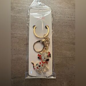 Sparkling Dog Keychain/Bag Charm